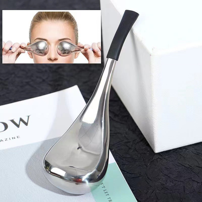 Stool-shaped Stainless Steel Ice Wave Ball Beauty Ice Hockey Ice Ball Face Beauty Ball